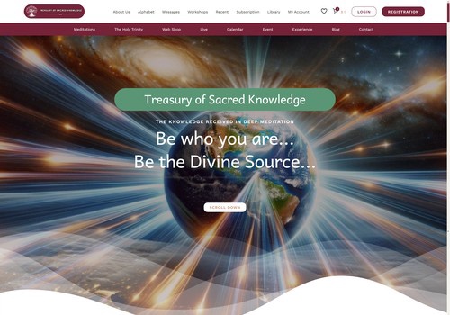 Web Development Package Example: E-commerce Web Development - spirituality website