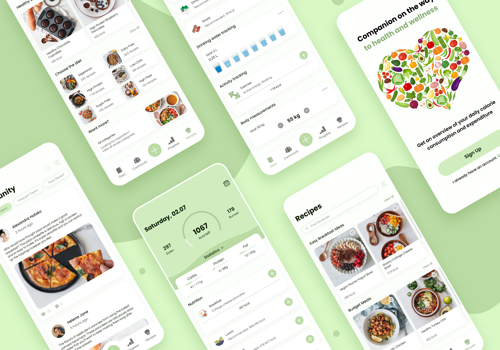 Mobile App Development Package Example: CaloriefU
