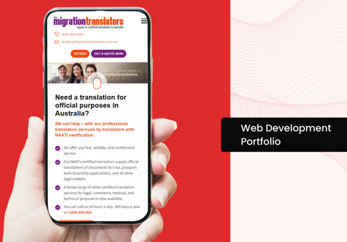 Web Design Package Example: WooCommerce web Redesign for Translation Agency
