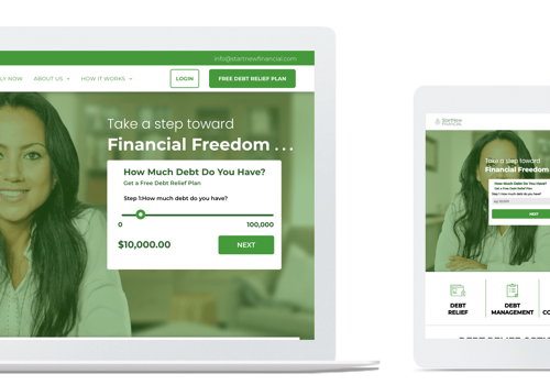 Web Development Package Example: Financial Services Website & Funnel Development