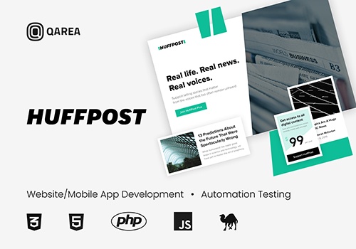 Web Development Package Example: The Huff Post