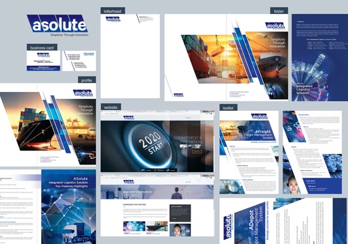 Graphic Design Package Example: Corporate Identity Design / Branding for asolute