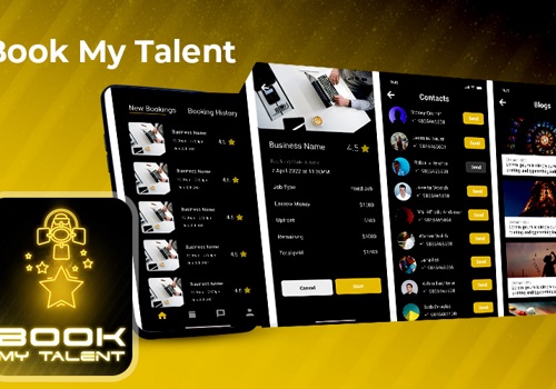 Mobile App Development Package Example: Book My Talent