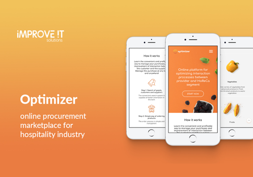 Custom Software Development Package Example: Optimizer  - marketplace for HoReCa in Ukraine