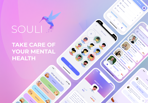 UX/UI Design Package Example: Souli | mobile application for mental health