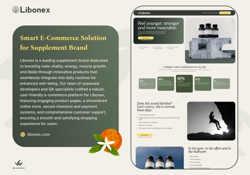 E-Commerce Development Package Example: Smart e-Commerce Solution for Supplement Brand
