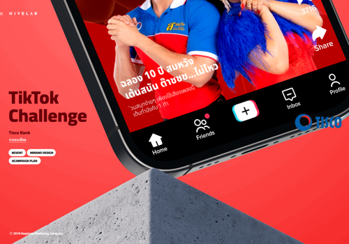 Advertising Package Example: Lauched a TikTok challenge in Thailand