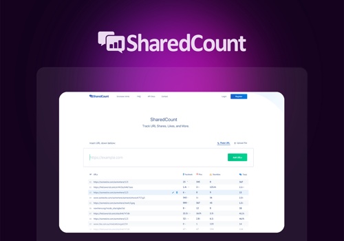 Custom Software Development Package Example: SharedCount - SEO SaaS application