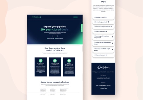 Web Design Package Example: Deal Maverik