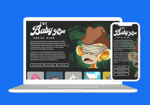 Mobile App Development Package Example: The BabyApe Social Club