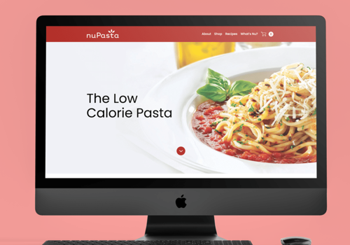 Web Design Package Example: NUPASTA FOOD ORDERING WEBSITE DEVELOPMENT