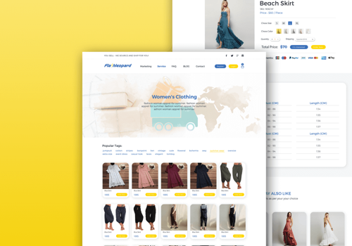 E-Commerce Development Package Example: Flash Leopard