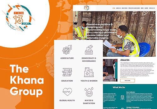 Web Design Package Example: TKG