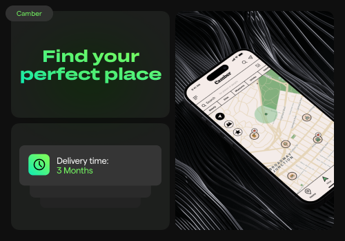 Mobile App Development Package Example: Camber — a place for places