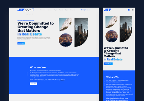 Branding Package Example: JKF Solzit – Modern Web Development