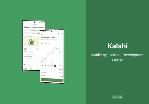 Custom Software Development Package Example: Mobile application development for Kalshi