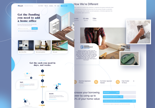 Web Development Package Example: Fin-Tech Startup