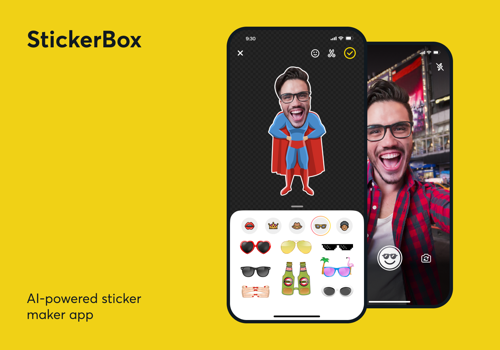 Mobile App Development Package Example: StickerBox – AI-powered sticker maker app