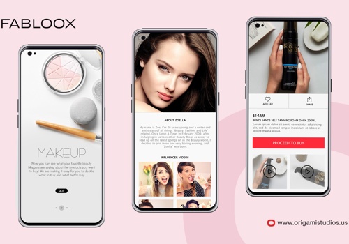 Mobile App Development Package Example: e-Commerce App For Cosmetics Industry | Fabloox