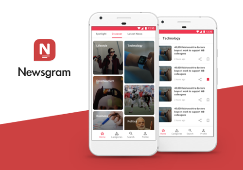 Mobile App Development Package Example: News App