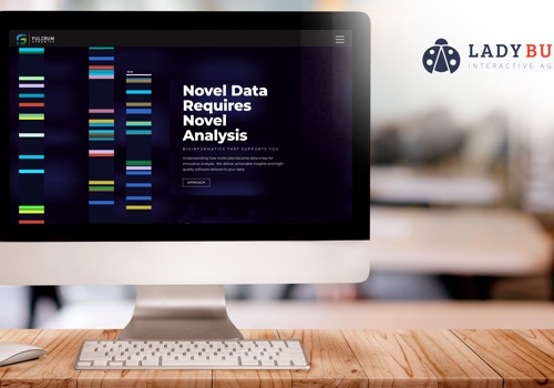 Web Design Package Example: Genomics Company Website Redesign