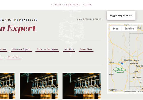 Web Design Package Example: Ahh Vino