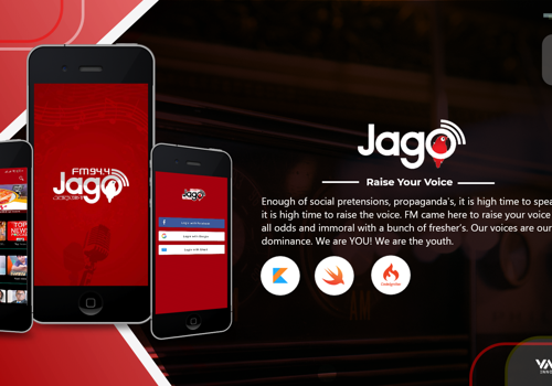 Mobile App Development Package Example: JAGO FM – Raise Your Voice