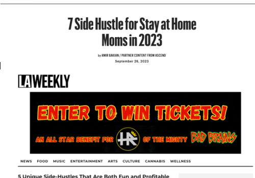 Public Relations Package Example: Feet Finder - Guaranteed PR Placement