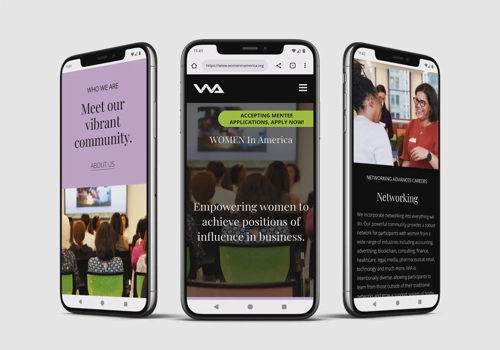 Web Design Package Example: Women-Owned Company Website Design