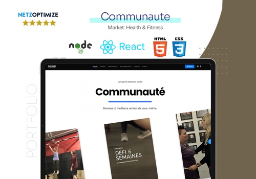 E-Commerce Development Package Example: Health and Fitness
