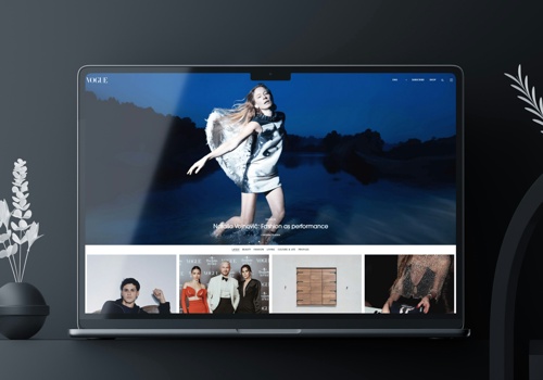 UX/UI Design Package Example: Vogue Adria, Web Design and Development