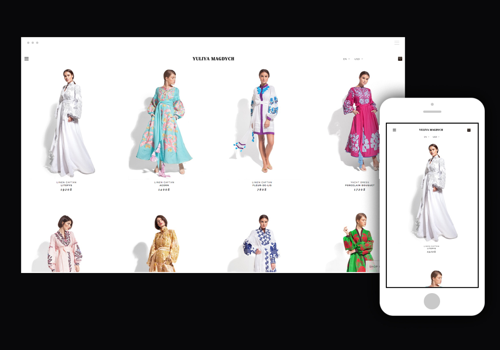 E-Commerce Development Package Example: Yulia Magdych e-Store