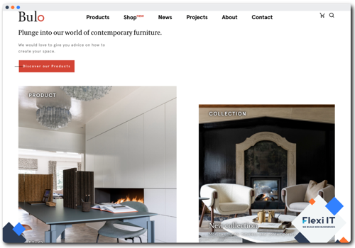 E-Commerce Development Package Example: BULO - Corporate Website