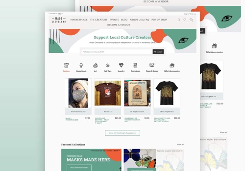 E-Commerce Development Package Example: Made Cleveland