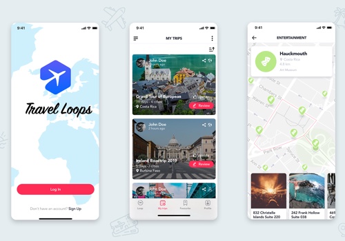 Mobile App Development Package Example: Digital Story-telling and Travelling Guide App