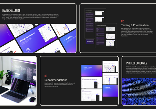 UX/UI Design Package Example: Brainboard - Cloud Design and Management Platform