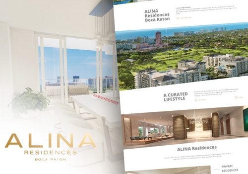 UX/UI Design Package Example: Alina residences hospitality system