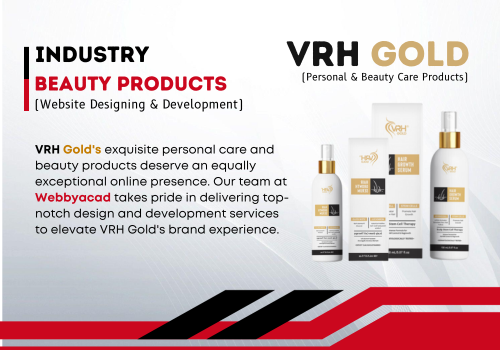 Web Design Package Example: VRH Gold Website Design & Development