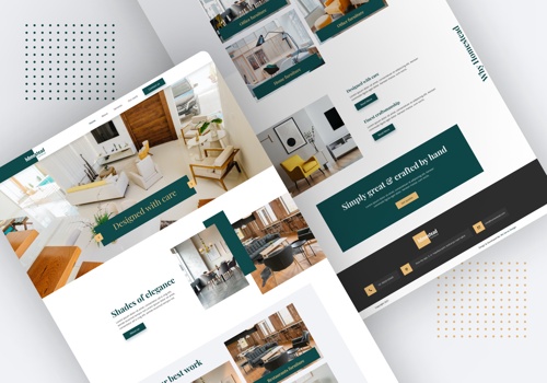 Web Design Package Example: UI/UX Design and CMS development