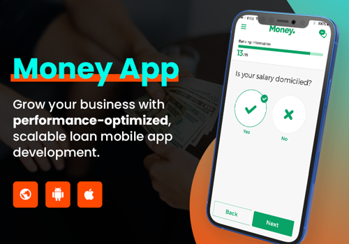 Mobile App Development Package Example: Money App