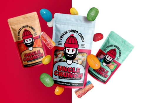 Branding Package Example: Uncle Crunch Brand Design