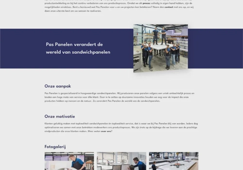 Web Design Package Example: Branding & Website For Industrial Company