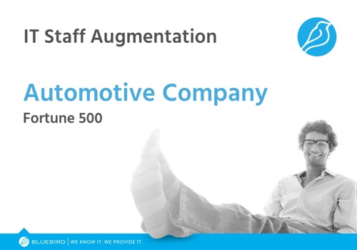 IT Staff Augmentation Package Example: Fortune-500 Automotive Company: Case Study