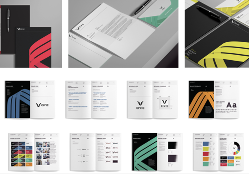 Branding Package Example: Civic Financial Services / Corporate Rebrand