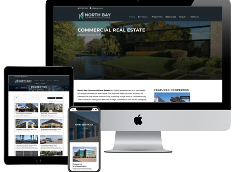 Web Design Package Example: North Bay - Commercial Real Estate