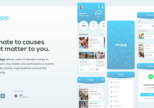 Mobile App Development Package Example: Chapp Donations