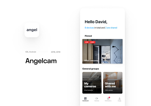 Mobile App Development Package Example: Angelcam