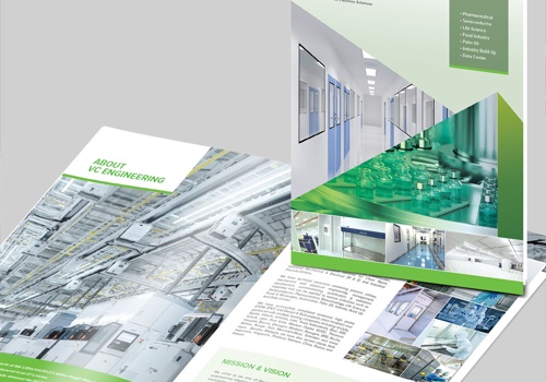 Graphic Design Package Example: Company Profile Design for VC Engineering