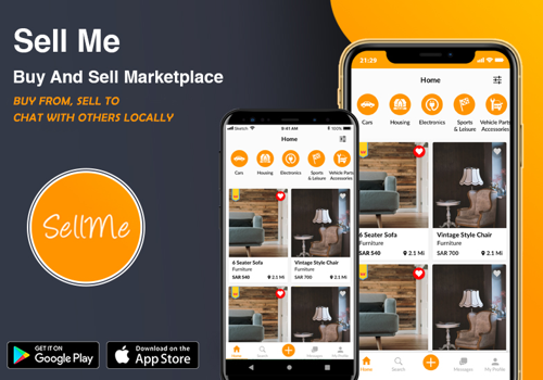Mobile App Development Package Example: Marketplace App to Buy & Sell Services and Goods
