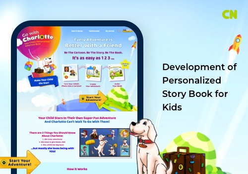 Web Development Package Example: Development of Personalized Story Book for Kids